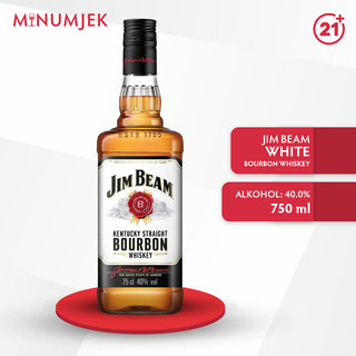 Jim Beam White Bourbon Whiskey 750ml