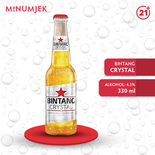 Bintang Crystal Beer Bottle 330ml