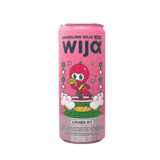 Wija Sparkling Soju Lychee Icy 320ml