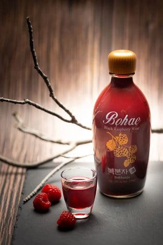 Bohae Bokbunja Black Raspberry Wine 375ml