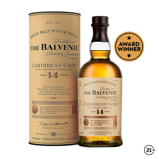 Balvenie 14yrs Caribbean Cask Single Malt Whisky 700ml