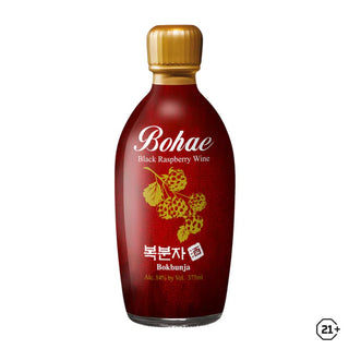 Bohae Bokbunja Black Raspberry Wine 375ml