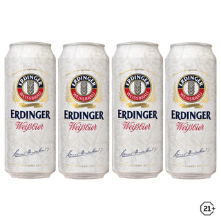 Erdinger Weissbier Beer 500ml 4cans