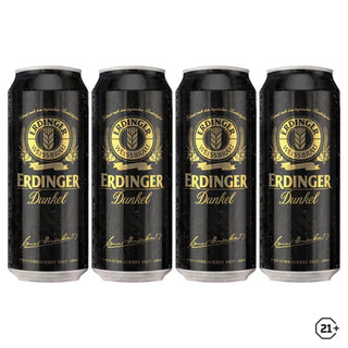 Erdinger Dunkel Beer 500ml 4cans