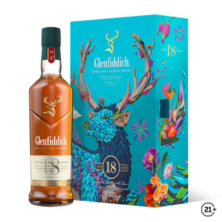 Glenfiddich 18yrs Single Malt Whisky CNY Gift Box 700ml