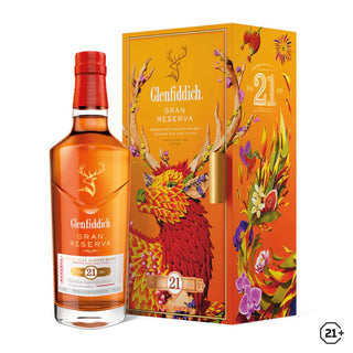 Glenfiddich 21yrs Single Malt Whisky CNY Gift Box 700ml