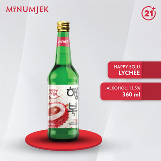 Happy Soju Lychee 360ml