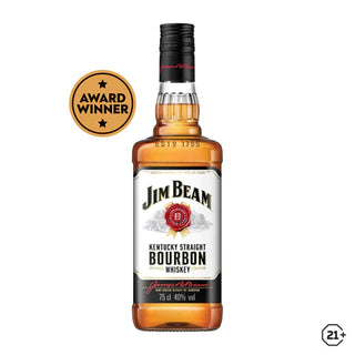 Jim Beam White Bourbon Whiskey 750ml