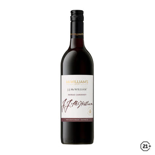 JJ McWiliams Shiraz Cabernet 750ml