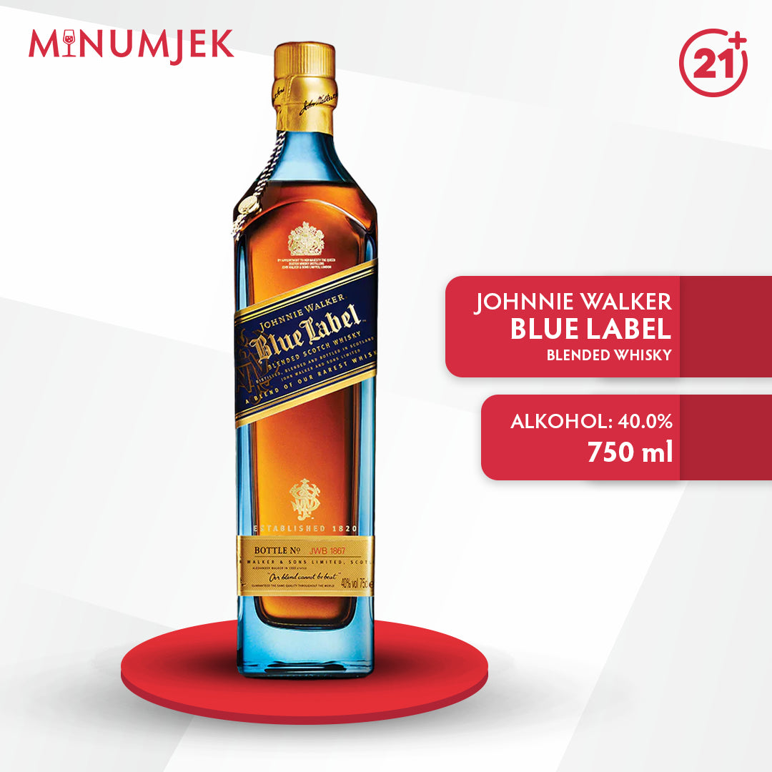 Jual Johnnie Walker Blue Label Blended Whisky 750ml, Harga Terbaik