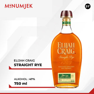 Elijah Craig Straight Rye - 750ml