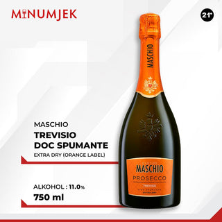 Maschio Trevisio Doc Spumante Extra Dry (Orange Label) - 750ml