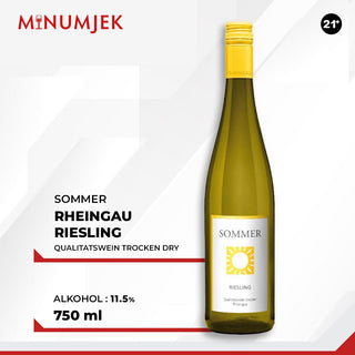 Sommer Rheingau Riesling Qualitatswein Trocken Dry - 750ml
