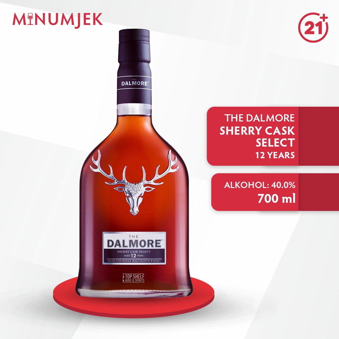 Jual The Dalmore 12 YO Sherry Cask Select Single Malt Scotch Jual The Dalmore 12 YO Sherry Cask Select Single Malt Scotch