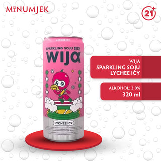 Wija Sparkling Soju Lychee Icy 320ml