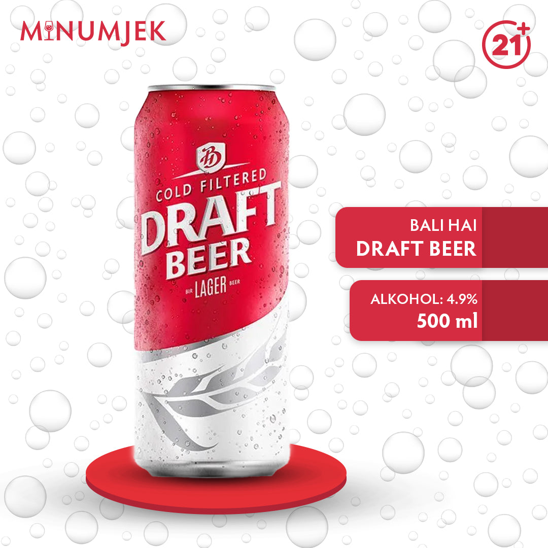 Jual Bali Hai Draft Beer Can 490ml, Harga Terbaik