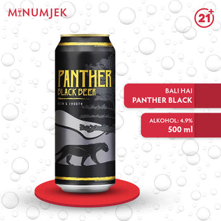 Panther Black Beer Can 500ml