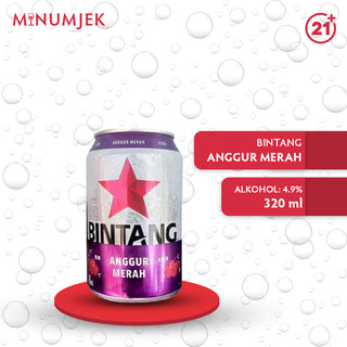 Bintang Anggur Merah Can 320ml